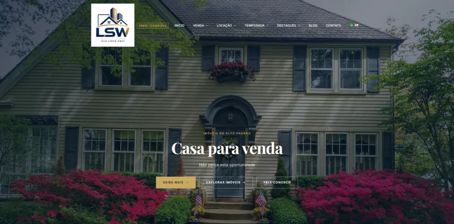 Sistema para imobiliária — demonstração